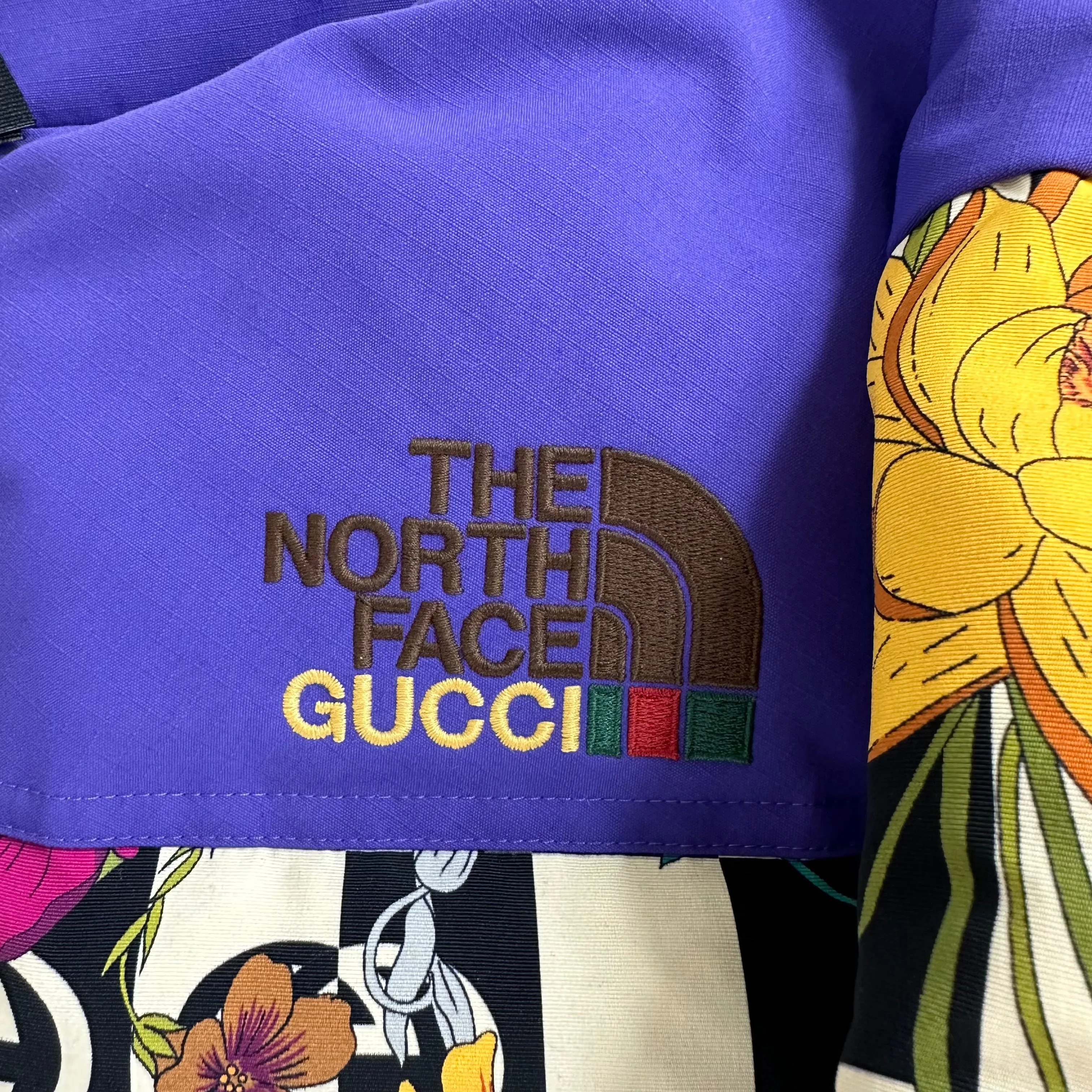 Gucci x The North Face Floral Down Jacket