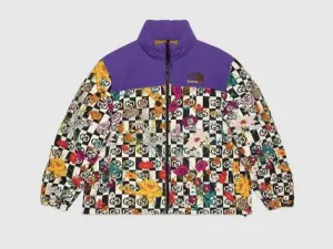 Gucci x The North Face Floral Down Jacket