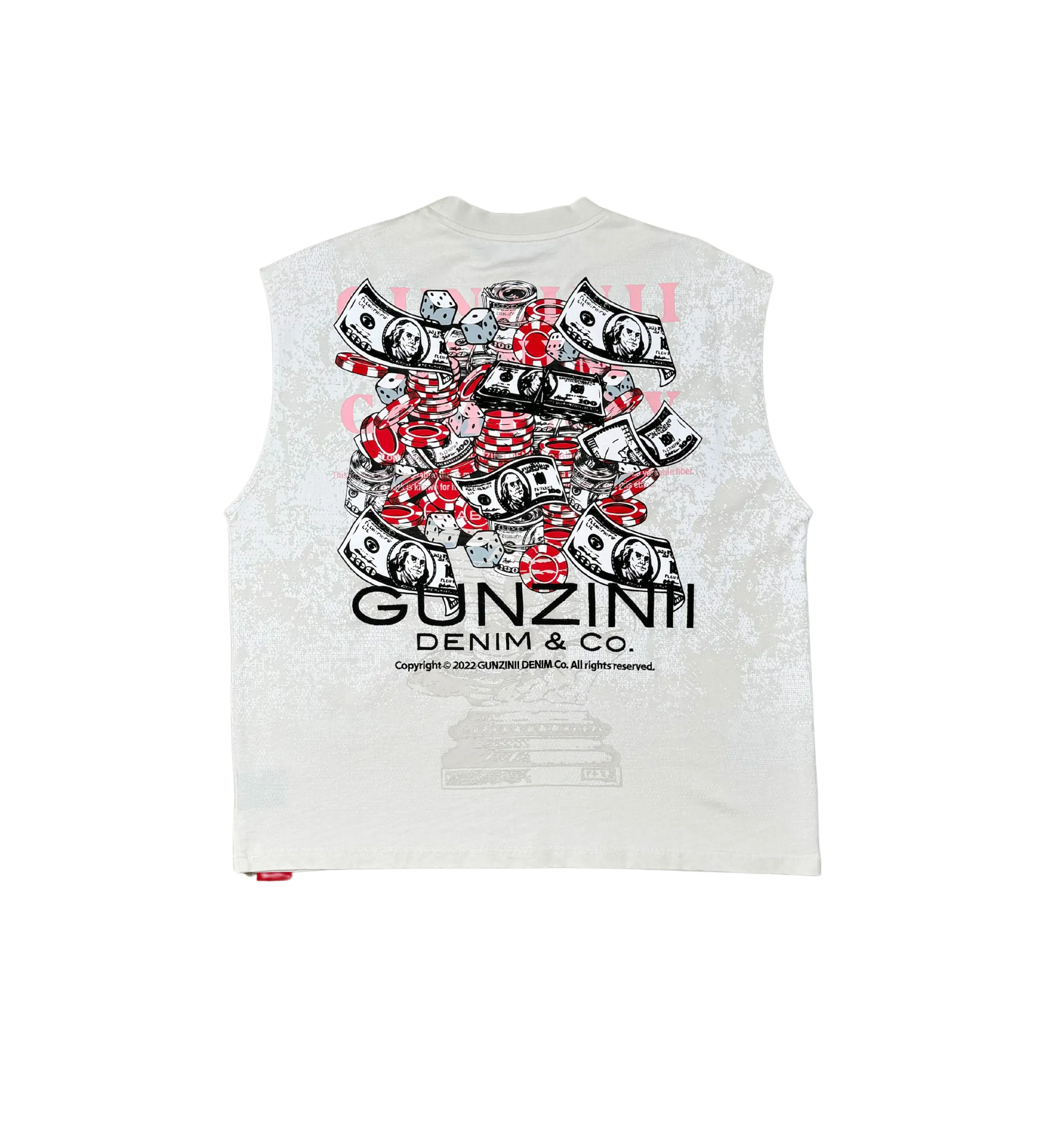 Gunzinii Money Dice Sleeveless Top