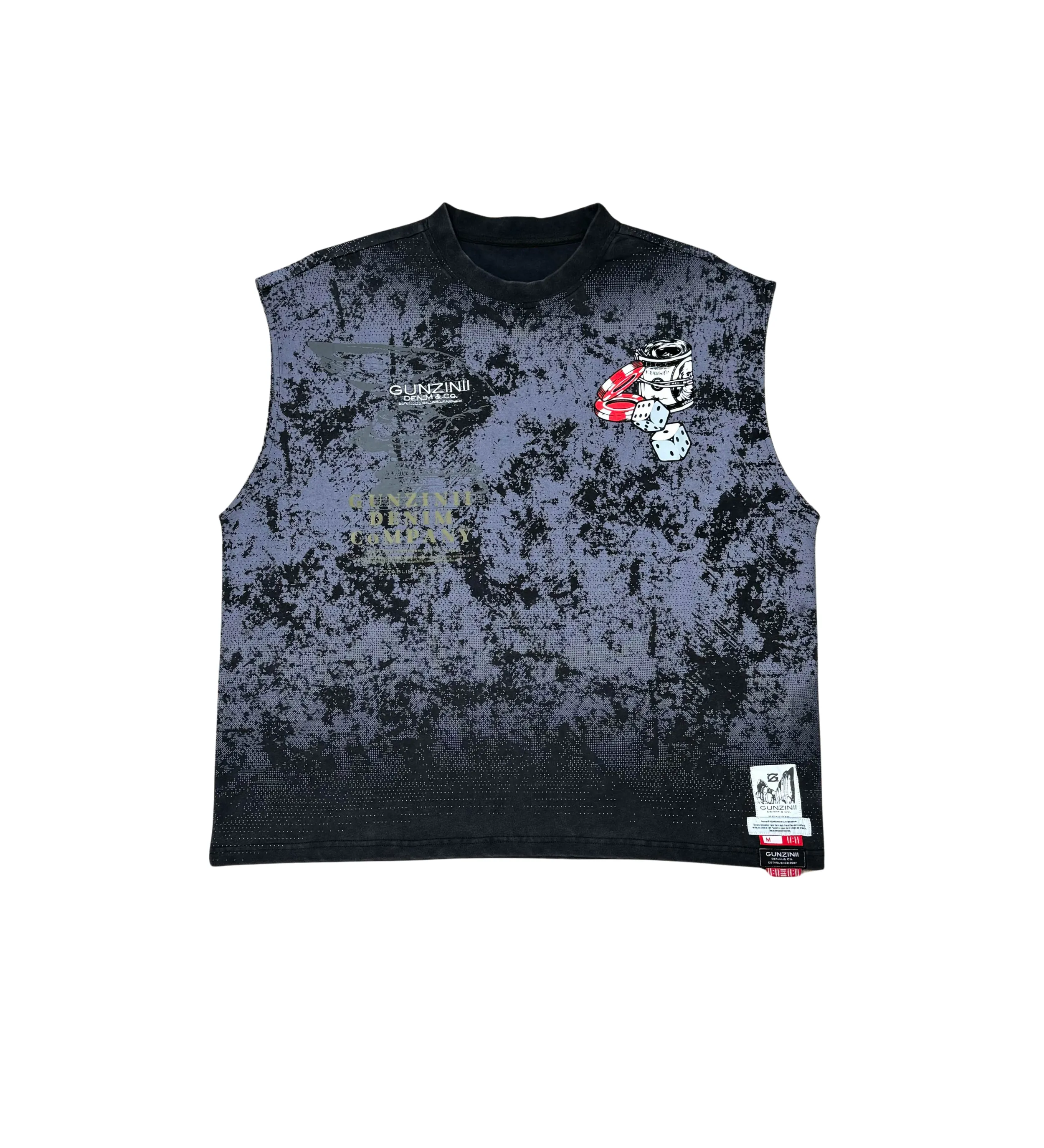 Gunzinii Money Dice Sleeveless Top