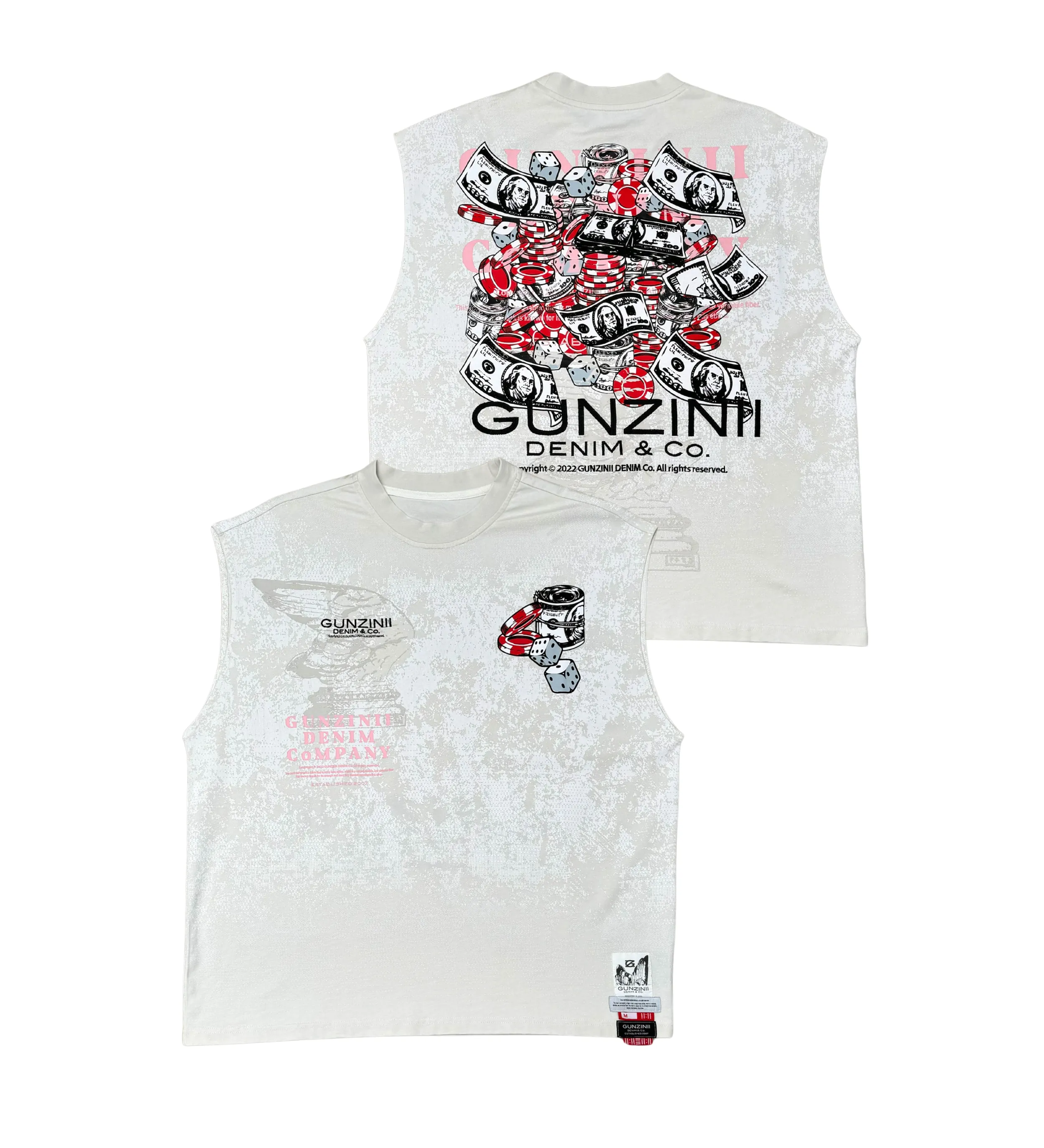Gunzinii Money Dice Sleeveless Top