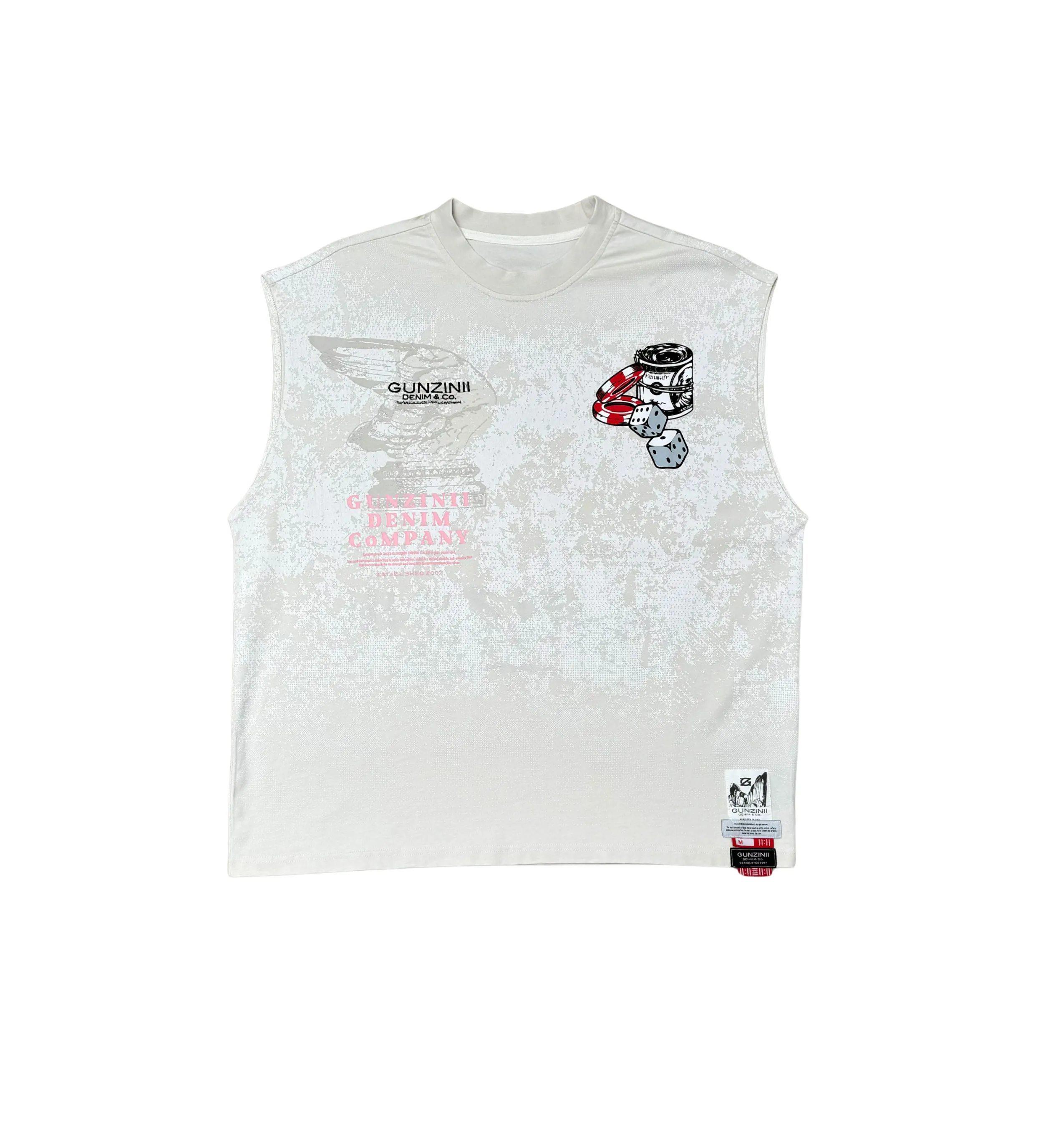 Gunzinii Money Dice Sleeveless Top