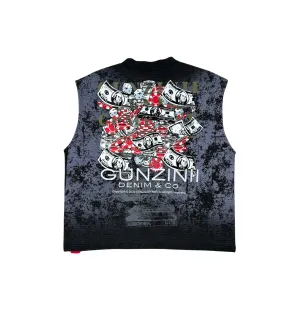 Gunzinii Money Dice Sleeveless Top