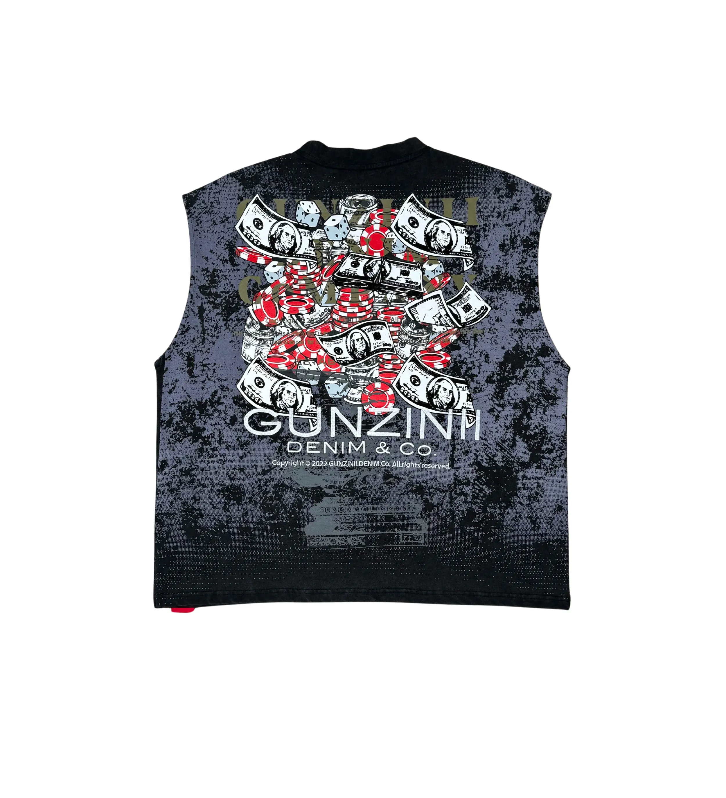 Gunzinii Money Dice Sleeveless Top