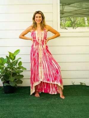 Hand Dyed Goddess Boho Maxi Dress