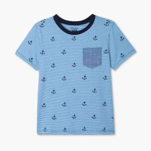 Hatley 'Blue Anchors' T-Shirt