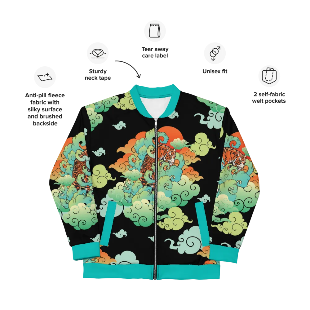 Heavenly Tiger Bomber Jacket