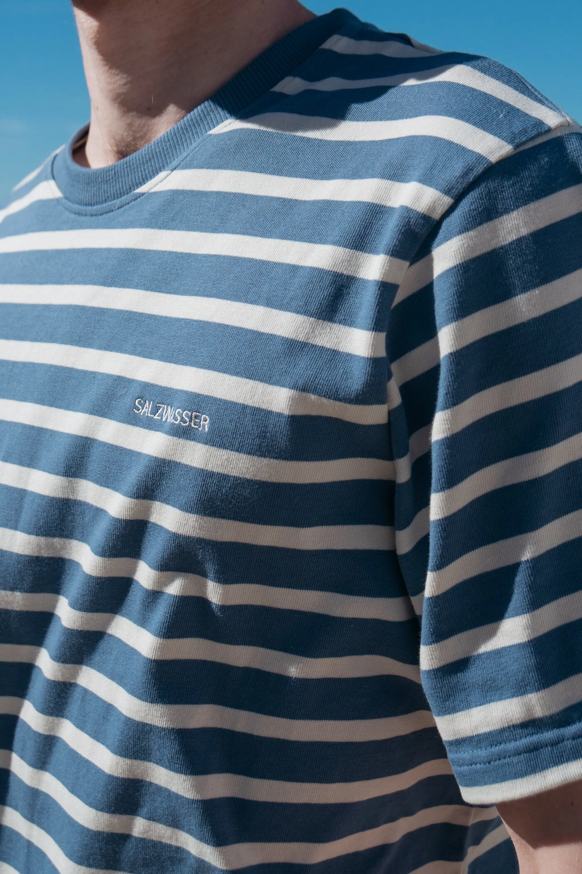 Heavy T-Shirt Jasper Indigo-Striped