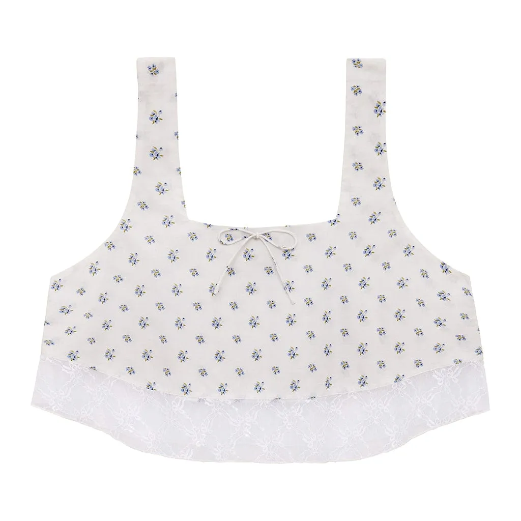 Heidi Floral Square Neck Crop Top