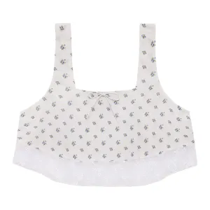 Heidi Floral Square Neck Crop Top