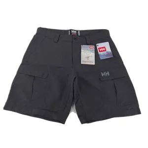 Helly Hansen Resort QD Quick Dry Cargo Shorts Womens 30 Gray