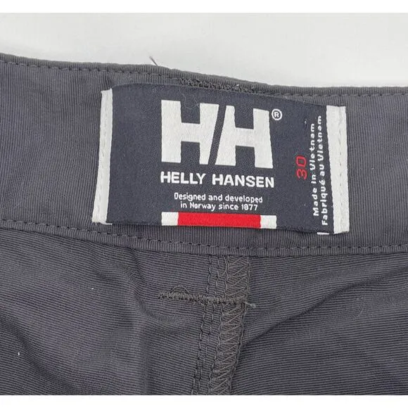 Helly Hansen Resort QD Quick Dry Cargo Shorts Womens 30 Gray