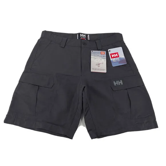 Helly Hansen Resort QD Quick Dry Cargo Shorts Womens 30 Gray