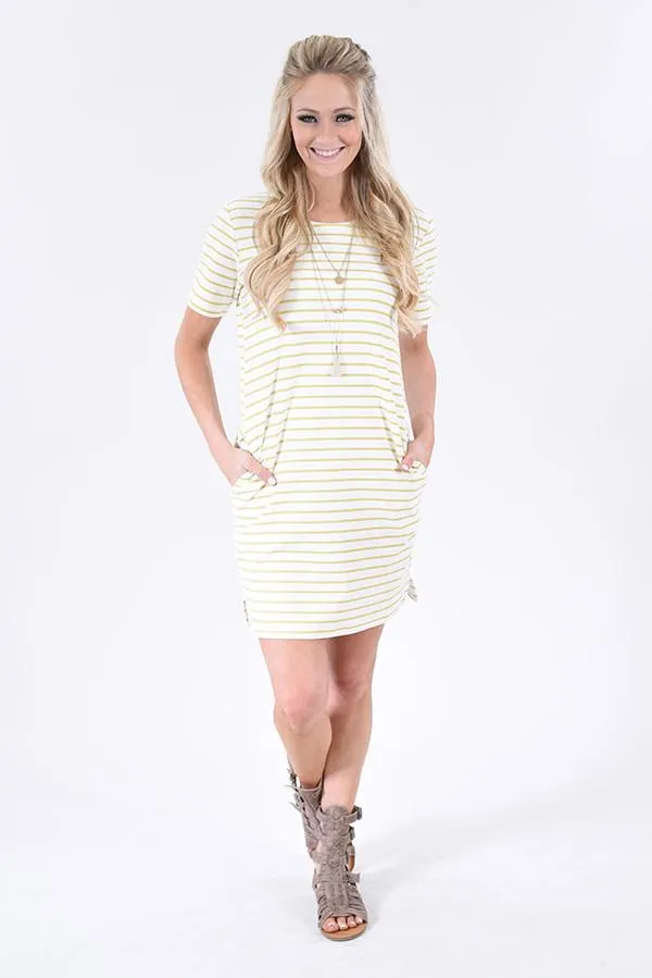 Here Comes The Sun Striped Dress