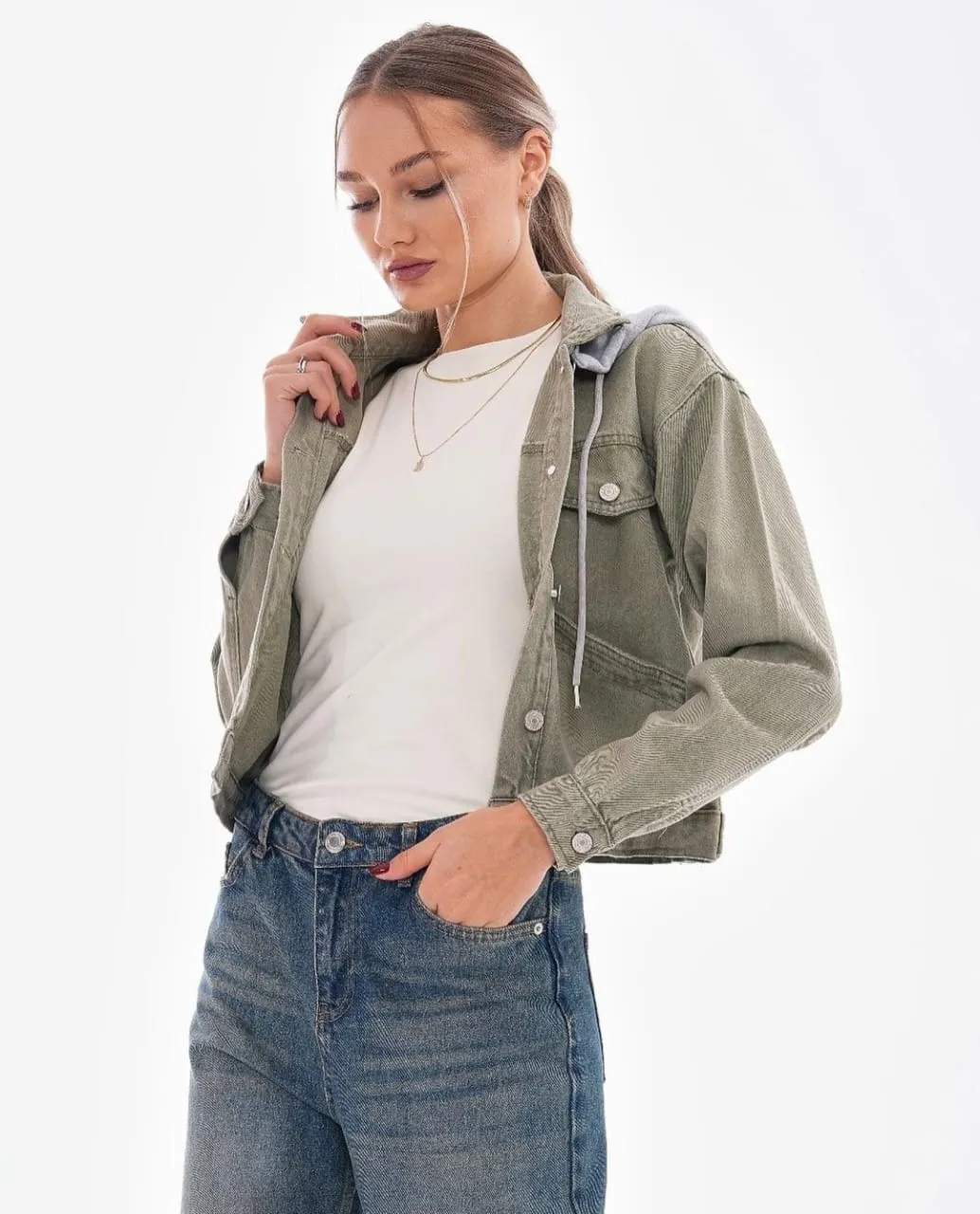 Hooded Jeans Jacket