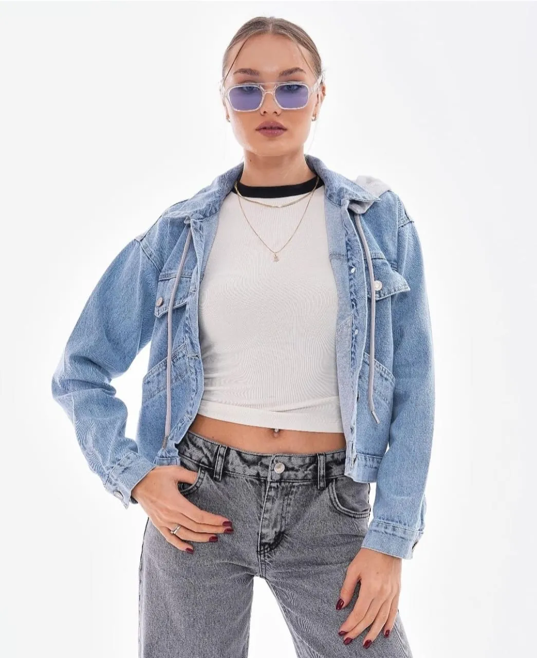 Hooded Jeans Jacket