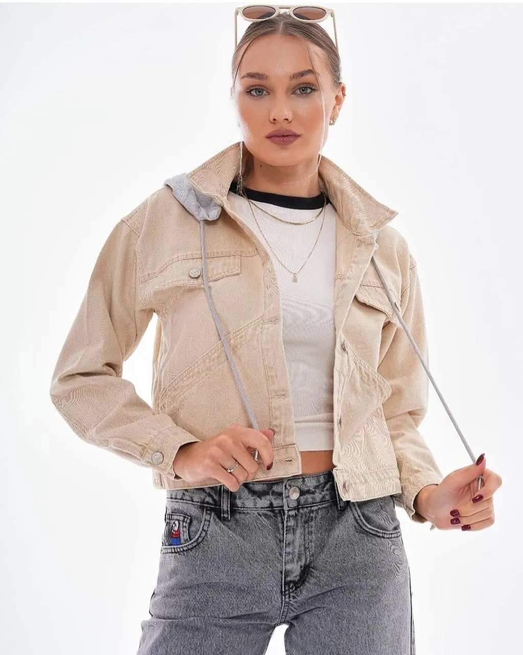 Hooded Jeans Jacket