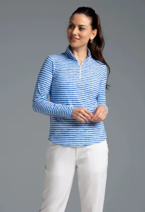IBKUL Landon Stripe Long Sleeve Top