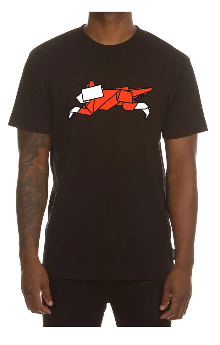 ICECREAM ORIGAMI BLACK TEE