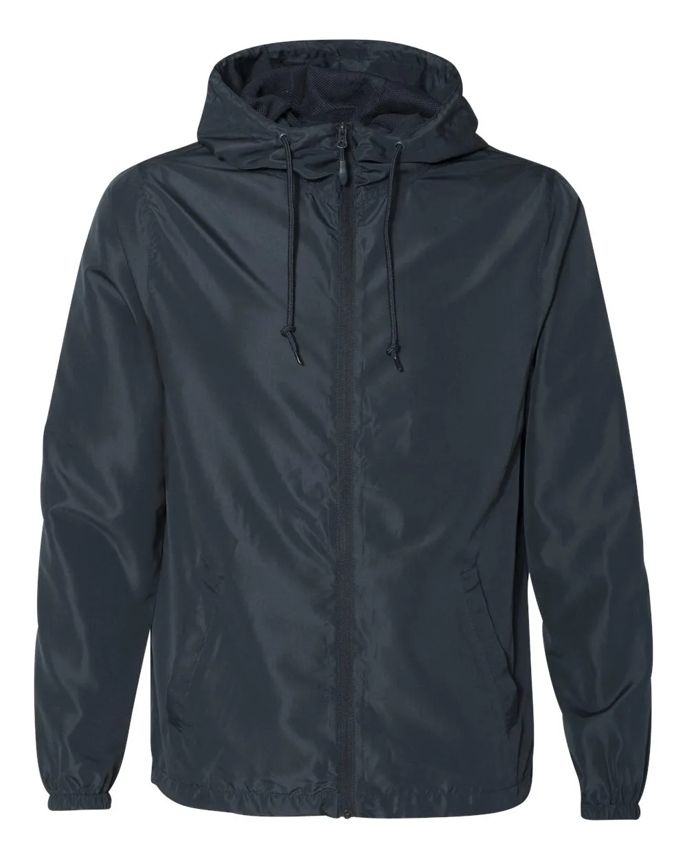 Independent Unisex Lightweight Windbreaker Full-Zip Jacket Navy