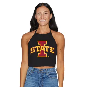 Iowa State Black Halter Top