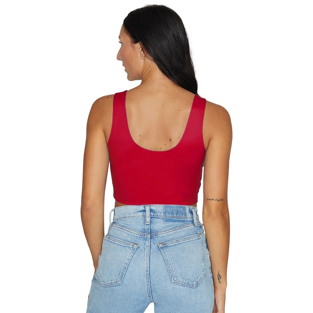 Iowa State Red Crop Tank Top