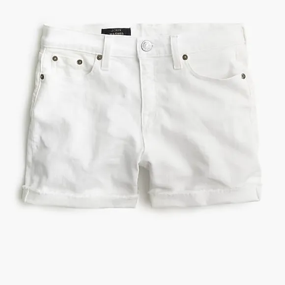 J. Crew - Denim Shorts in White