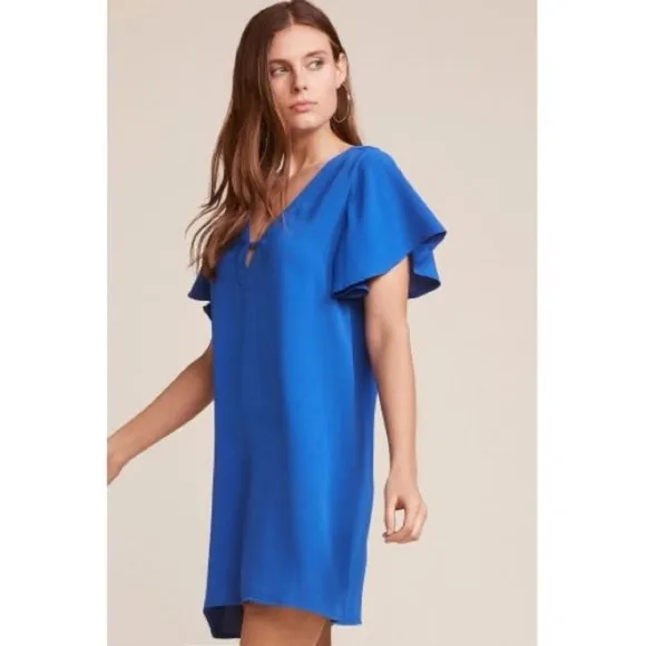Jack by BB Dakota blue 0 to 100 shift dress size small