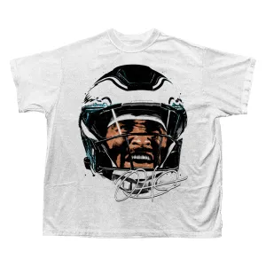 JALEN HURTS BIG HEAD T-SHIRT (WHITE)