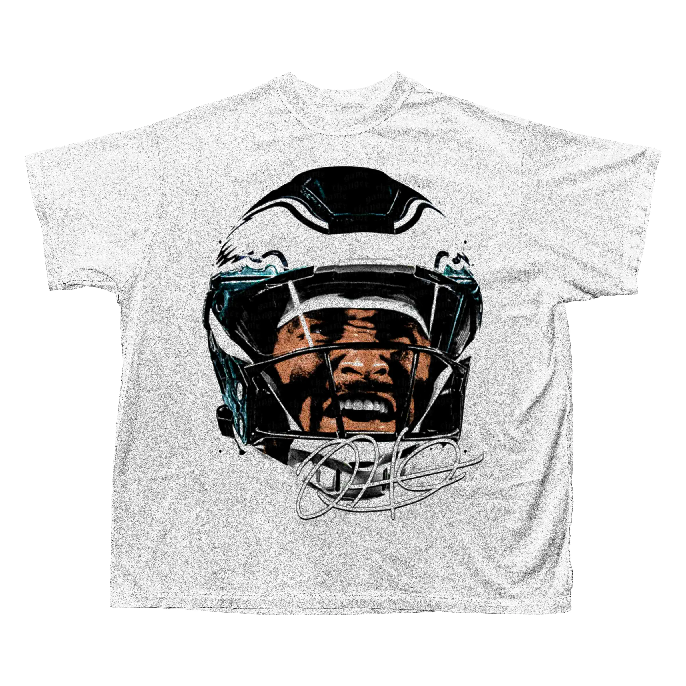 JALEN HURTS BIG HEAD T-SHIRT (WHITE)