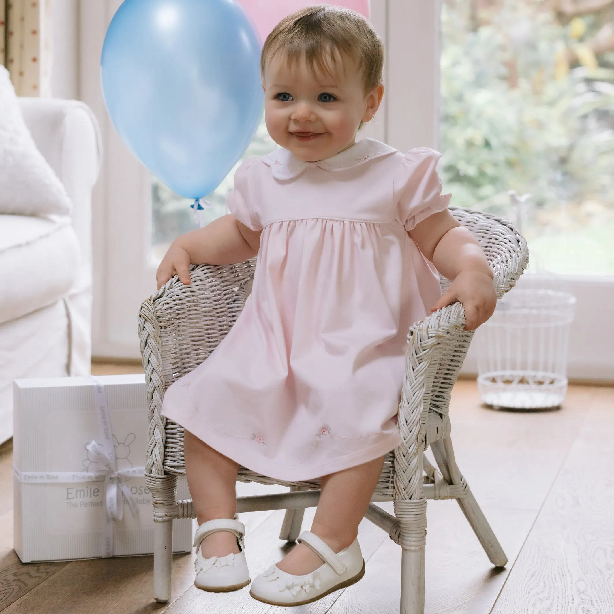 Jemima Pink Girls Pretty Summer Dress