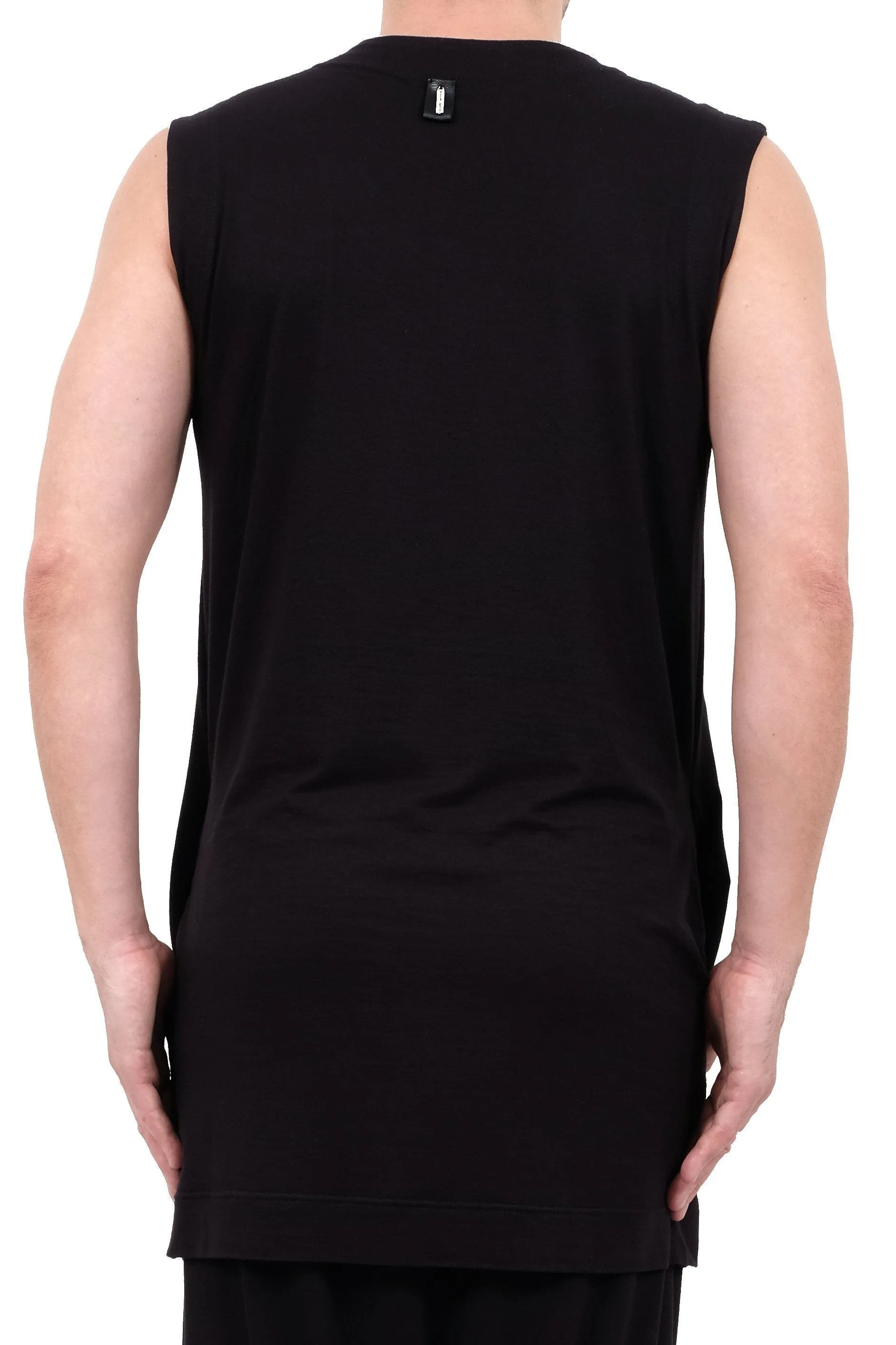 Jersey Wrap Sleeveless Top