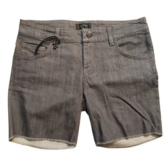 John Richmond Dark Gray Denim Shorts Sz 28 NWT