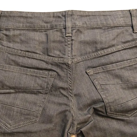 John Richmond Dark Gray Denim Shorts Sz 28 NWT