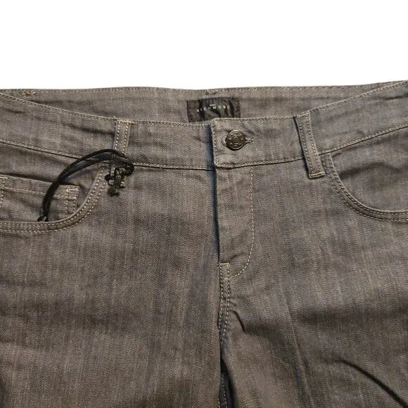 John Richmond Dark Gray Denim Shorts Sz 28 NWT