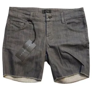 John Richmond Dark Gray Denim Shorts Sz 28 NWT