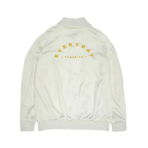 Jonathan D Luca Bomber Jacket - Ivory