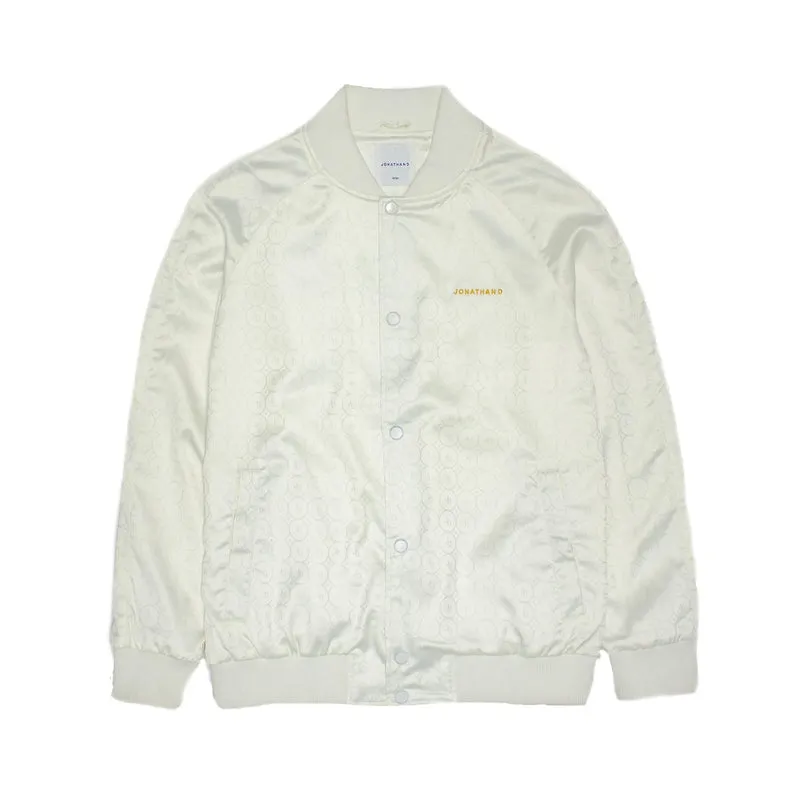 Jonathan D Luca Bomber Jacket - Ivory