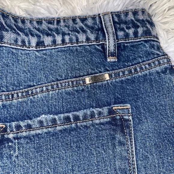Kancan distressed hi rise shorts large