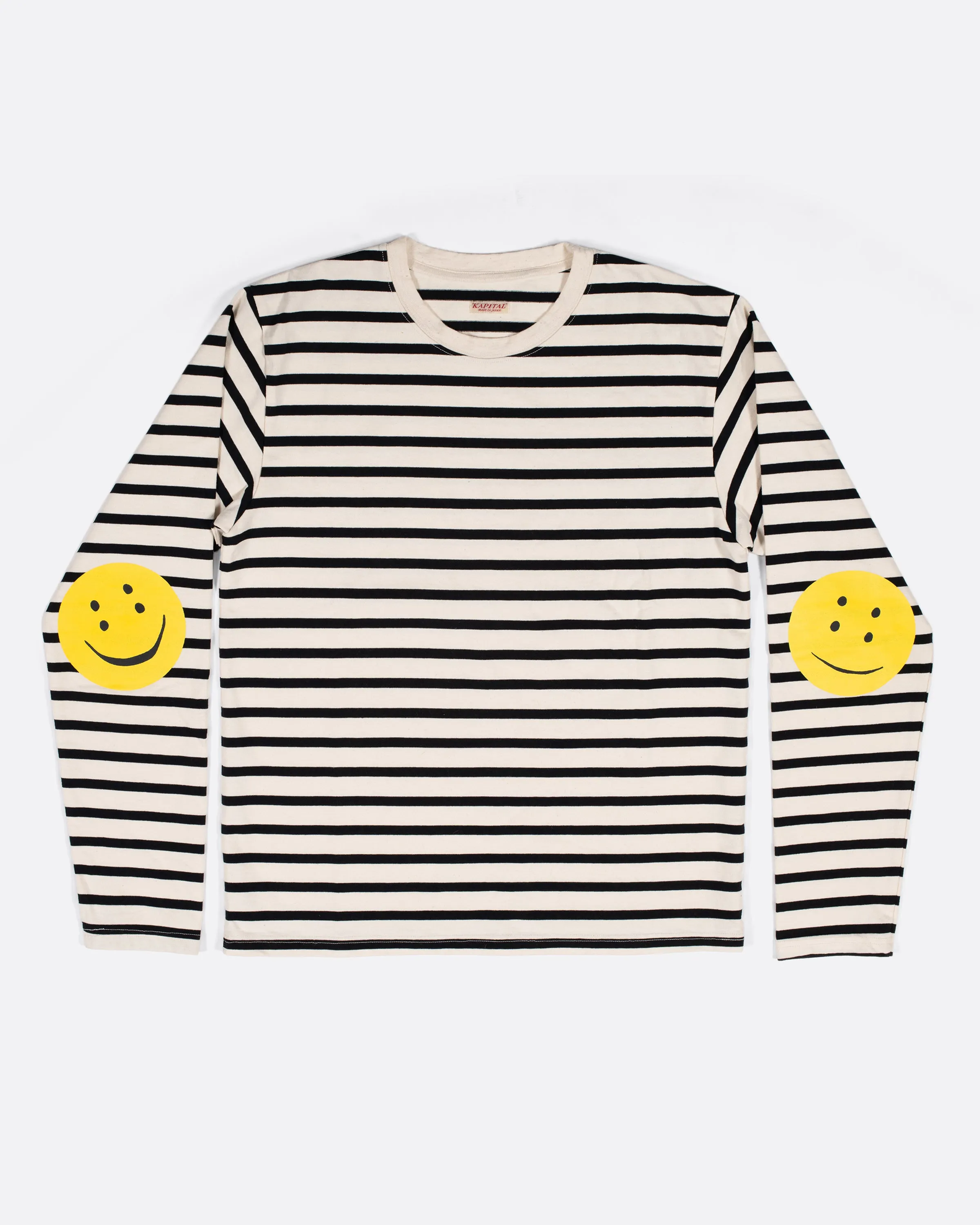 Kapital Rain Smiley Long Sleeve Shirt - Black