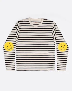 Kapital Rain Smiley Long Sleeve Shirt - Black