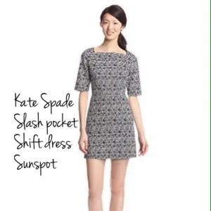 Kate Spade Slash Pocket Sunspot Shift Dress