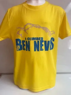 Kids "I Climbed Ben Nevis" Blue Trek T-Shirt