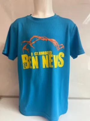 Kids "I Climbed Ben Nevis" Blue Trek T-Shirt