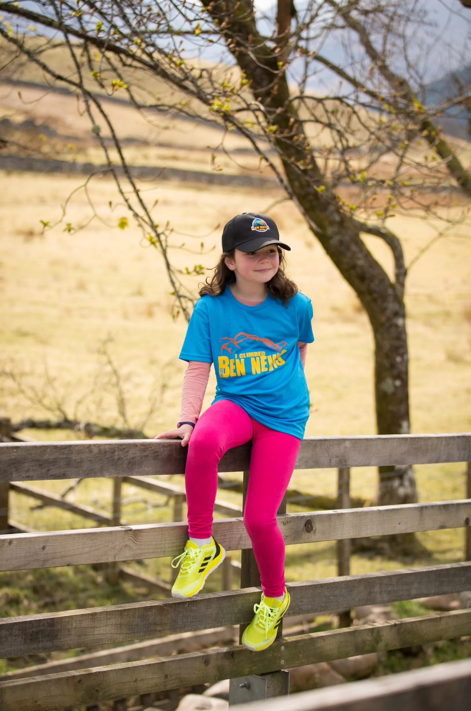 Kids "I Climbed Ben Nevis" Blue Trek T-Shirt