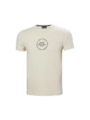 Koszulka HELLY HANSEN Core Graphic T beżowy