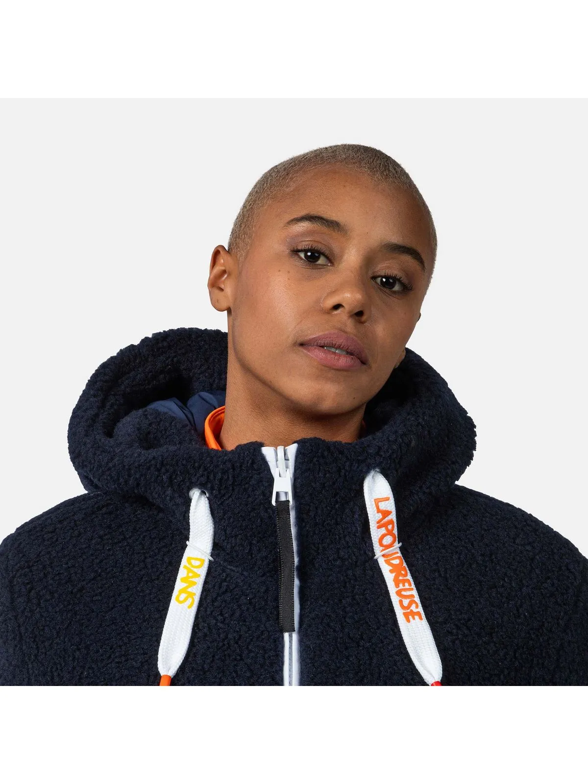 Kurtka narciarska damska Rossignol W Yety Fleecy Bomber Jkt niebieski