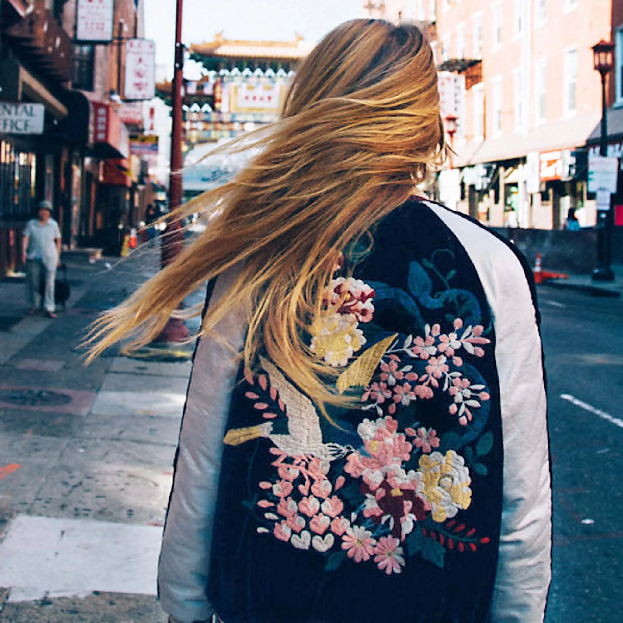 La Fleur Velvet Bomber Jacket (wholesale)