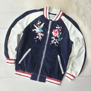 La Fleur Velvet Bomber Jacket (wholesale)