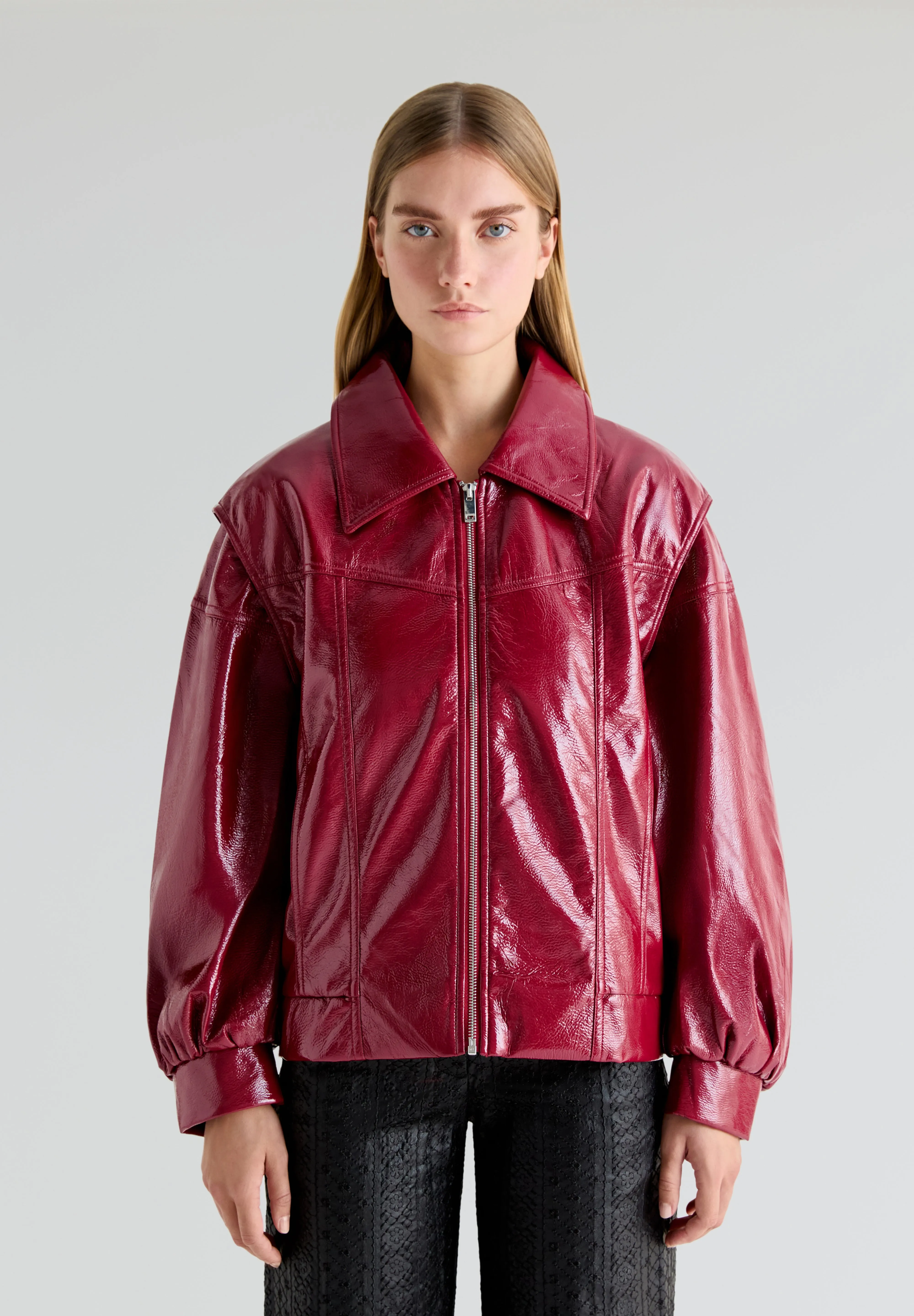 LAAGAM | CUPIDO RED BOMBER JACKET